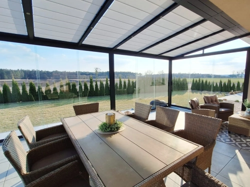 Zabudowa tarasu - wymarzony salon w ogrodzie!