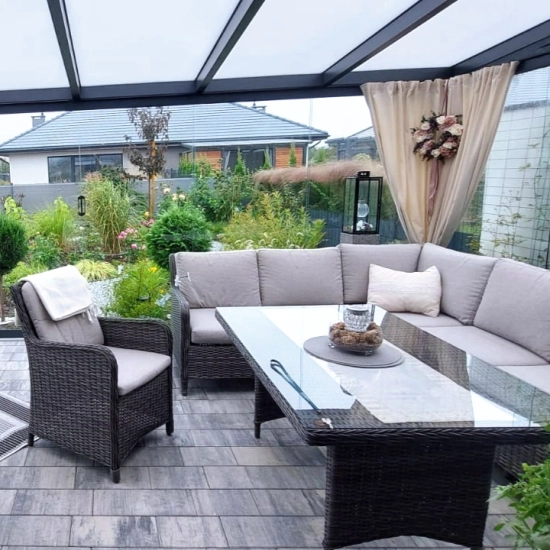 Zadaszenie tarasu - 6,06 x 4,00