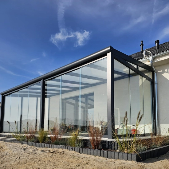 Rama wyrównująca do szklanych drzwi przesuwnych, głębokość 2,50