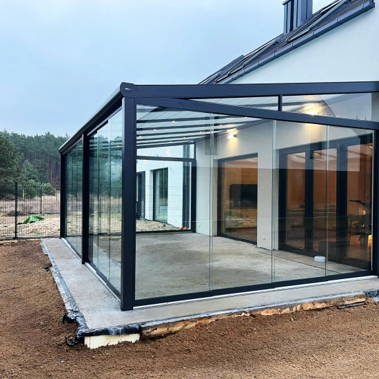 Rama wyrównująca do szklanych drzwi przesuwnych, głębokość 4,00